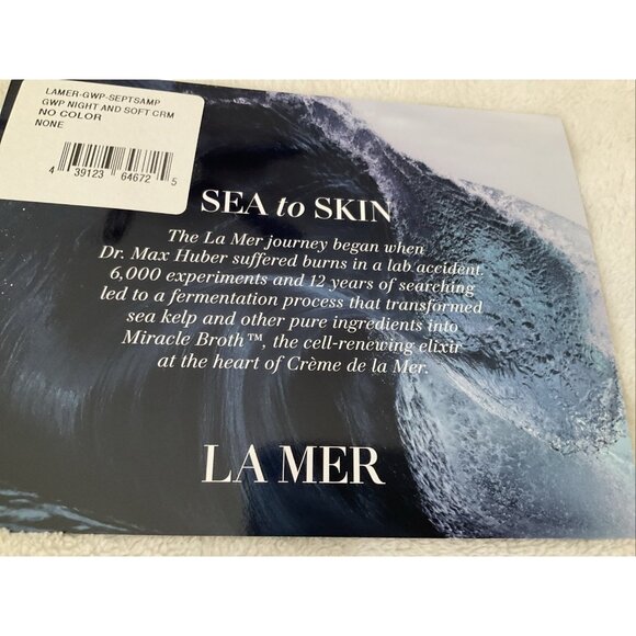 3PC La Mer The Treatment Lotion, The Moisturizing Soft Cream, Night Cream Sample - Picture 2 of 4